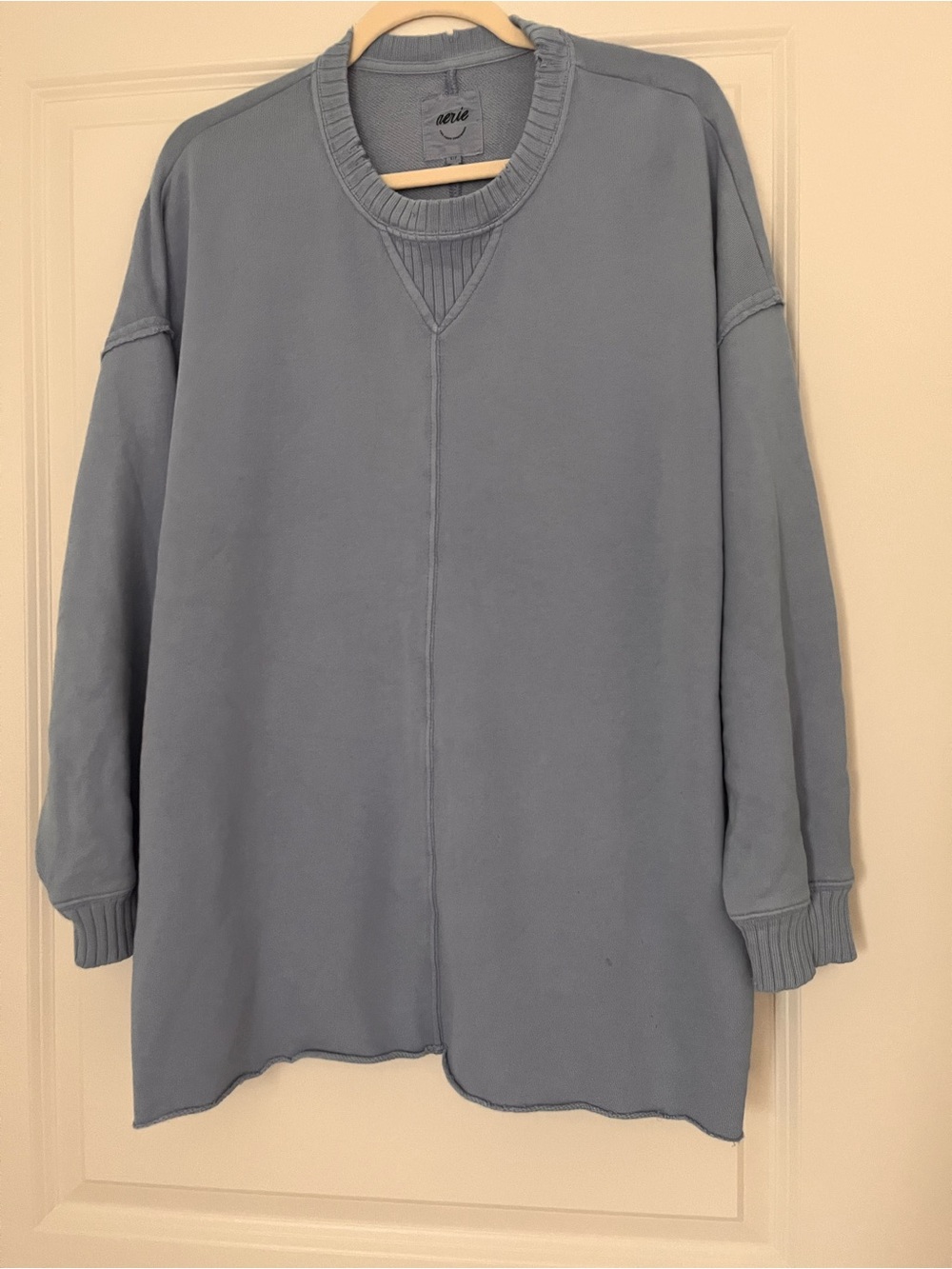 Ladies Blue Aerie Oversized Sweater/Sweatshirt - Size Small